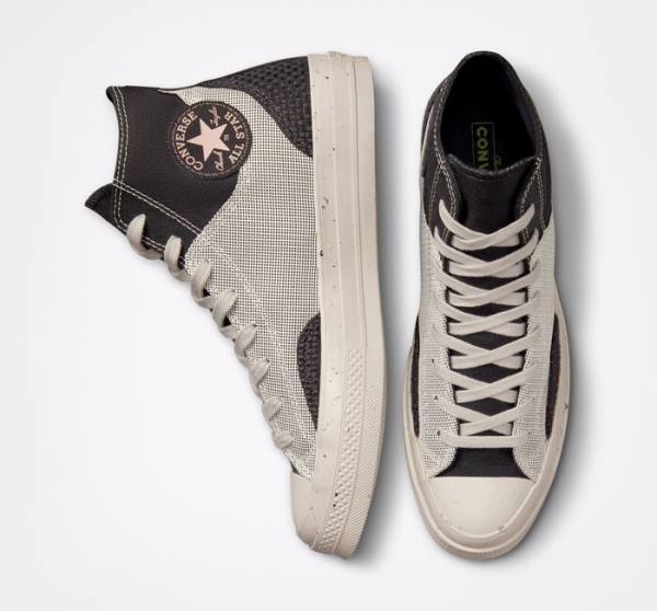 Tenis Altos Converse Chuck 70 Crafted Lona Bota Marrom | CV-019ITG