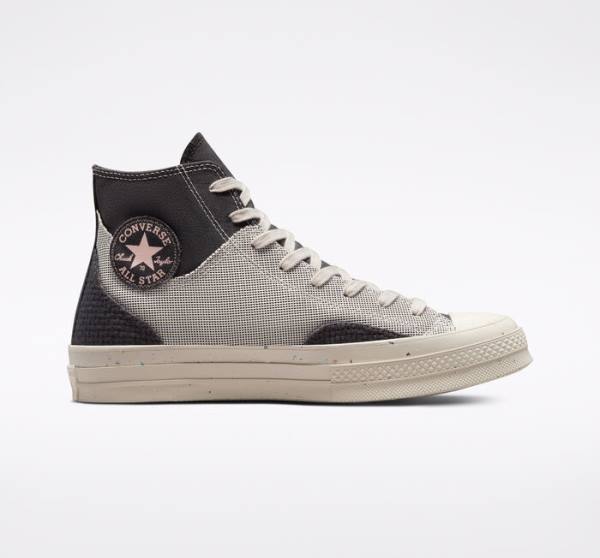 Tenis Altos Converse Chuck 70 Crafted Lona Bota Marrom | CV-104FUX