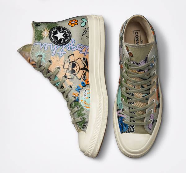 Tenis Altos Converse Chuck 70 Floral Bota Multicolor | CV-081RWD