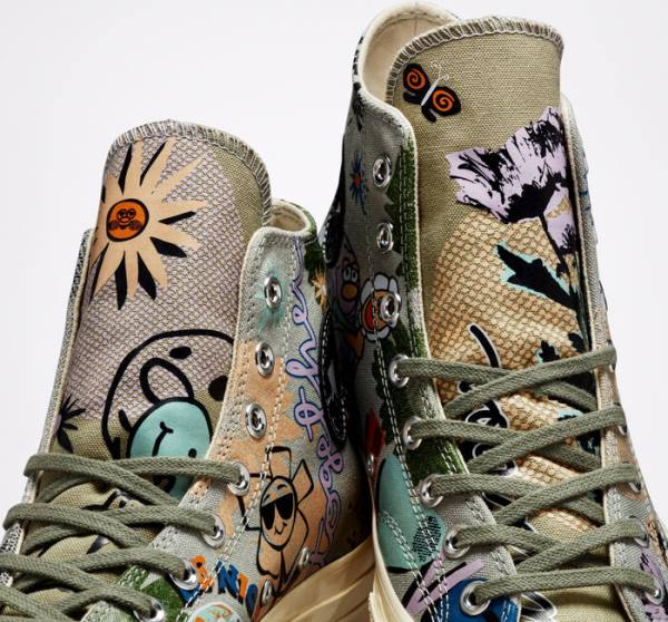 Tenis Altos Converse Chuck 70 Floral Bota Multicolor | CV-081RWD