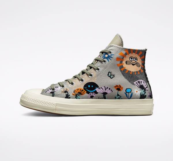 Tenis Altos Converse Chuck 70 Floral Bota Multicolor | CV-820NUF