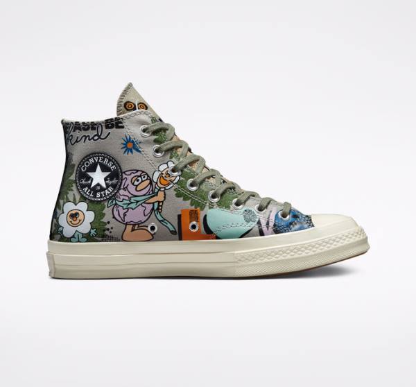 Tenis Altos Converse Chuck 70 Floral Bota Multicolor | CV-839FPT