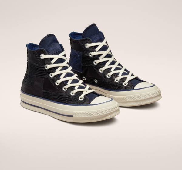 Tenis Altos Converse Chuck 70 It's Possible Bota Negros Azul Marino | CV-074BXG