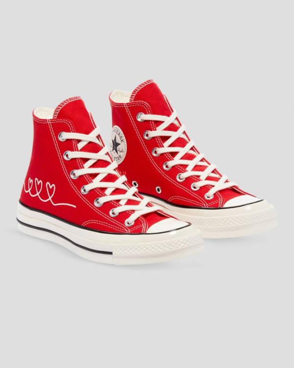 Tenis Altos Converse Chuck 70 Love Thread Bota Rojos | CV-630JPN