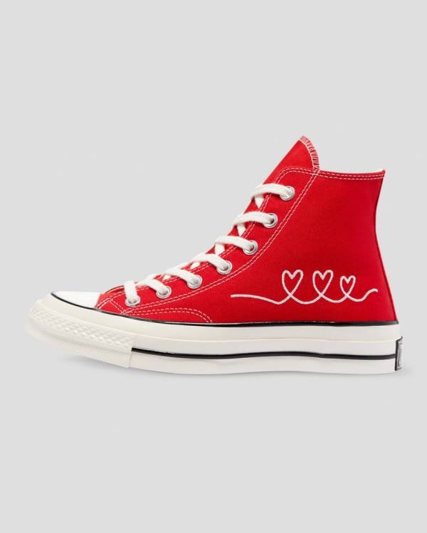 Tenis Altos Converse Chuck 70 Love Thread Bota Rojos | CV-630JPN