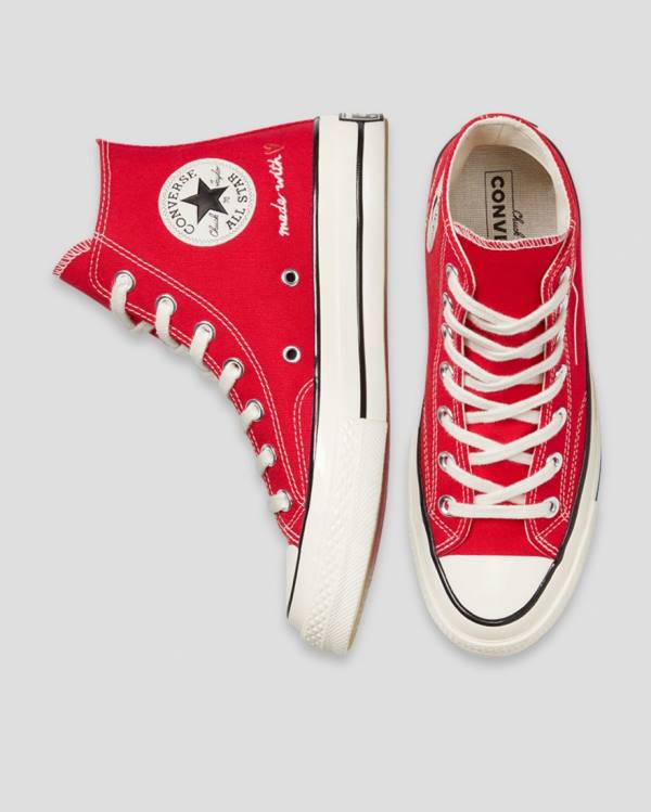 Tenis Altos Converse Chuck 70 Love Thread Bota Rojos | CV-630JPN