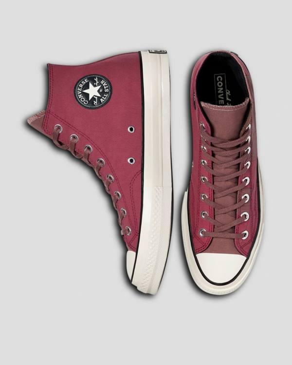 Tenis Altos Converse Chuck 70 Natural Dye Bota Vino | CV-654JQO