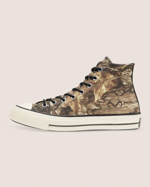 Tenis Altos Converse Chuck 70 Realtree Edge Camo Print Utility Bota Marrom | CV-387DXO