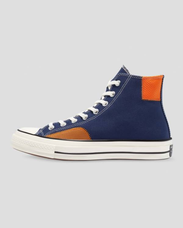 Tenis Altos Converse Chuck 70 Ripstop Bota Azules | CV-069RDO