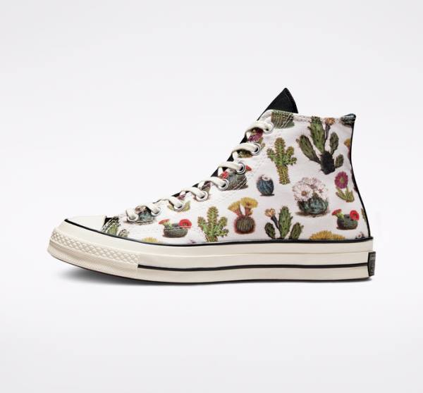 Tenis Altos Converse Chuck 70 Succulents Bota Negros | CV-123ASG