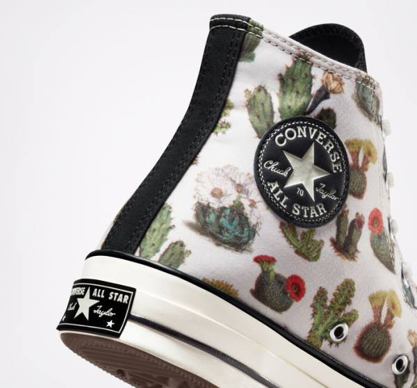 Tenis Altos Converse Chuck 70 Succulents Bota Negros | CV-123ASG