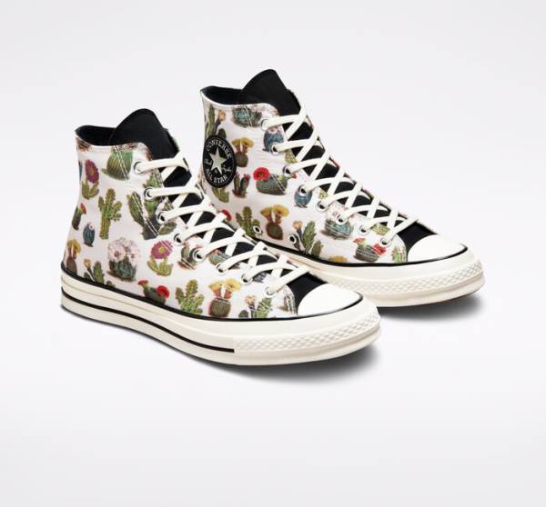 Tenis Altos Converse Chuck 70 Succulents Bota Negros | CV-123ASG