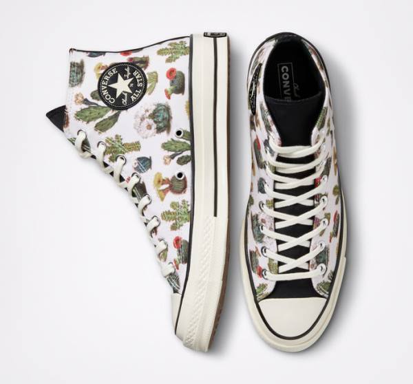 Tenis Altos Converse Chuck 70 Succulents Bota Negros | CV-491KHT