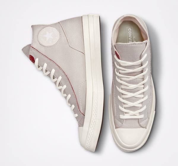 Tenis Altos Converse Chuck 70 Tearaway Bota Plateados Claro Rosas | CV-187CXN