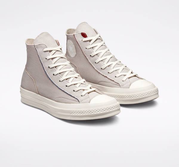 Tenis Altos Converse Chuck 70 Tearaway Bota Plateados Claro Rosas | CV-187CXN