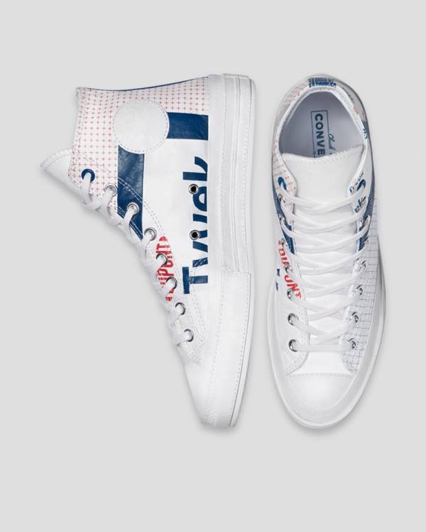 Tenis Altos Converse Chuck 70 Tyvek Bota Blancos | CV-125CIX