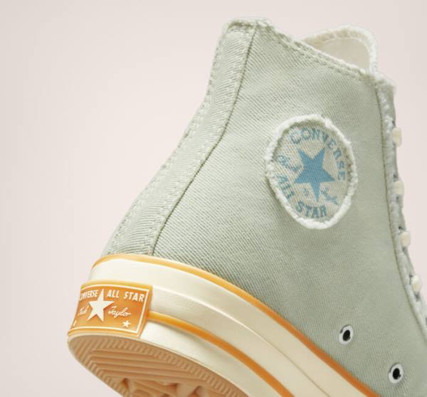 Tenis Altos Converse Chuck 70 Washed Denim Bota Azules Claro Azules | CV-341YBW