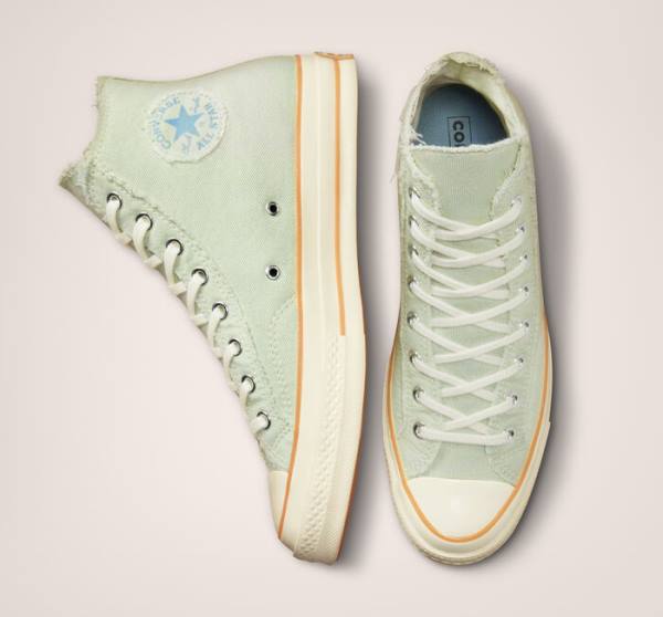 Tenis Altos Converse Chuck 70 Washed Denim Bota Azules Claro Azules | CV-341YBW