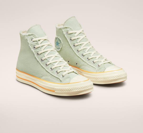 Tenis Altos Converse Chuck 70 Washed Denim Bota Azules Claro Azules | CV-341YBW