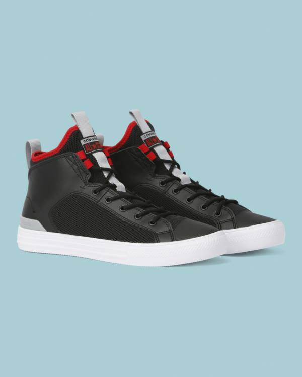 Tenis Altos Converse Chuck Taylor All Star Ultra Sintetico Cuero Bota Negros | CV-031XCJ