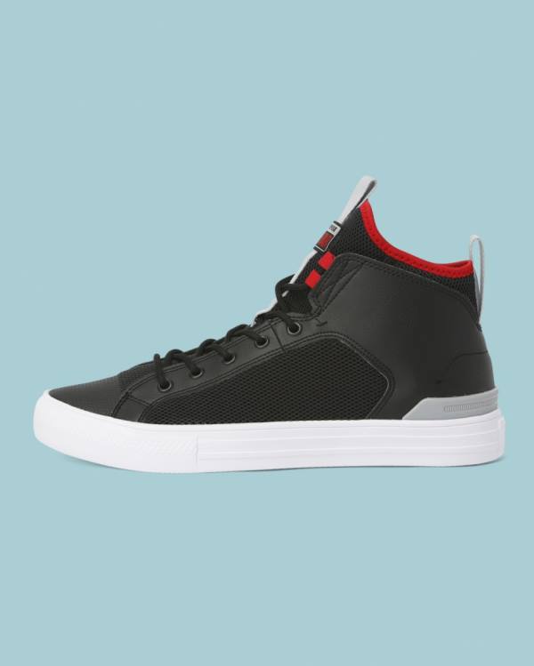 Tenis Altos Converse Chuck Taylor All Star Ultra Sintetico Cuero Bota Negros | CV-031XCJ