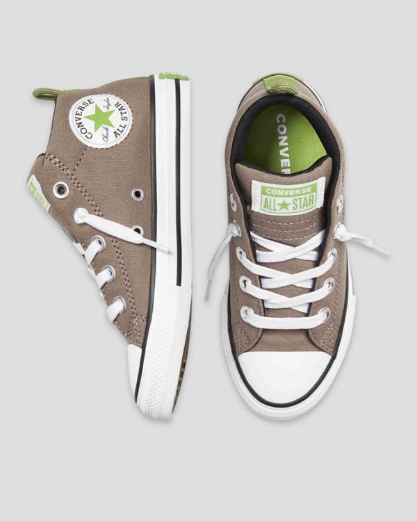 Tenis Altos Converse Chuck Taylor All Star Calle Bota Marrom | CV-057ZGJ