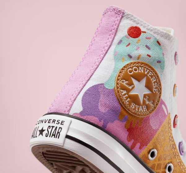 Tenis Altos Converse Chuck Taylor All Star Sweet Scoops Bota Beige | CV-059WEC