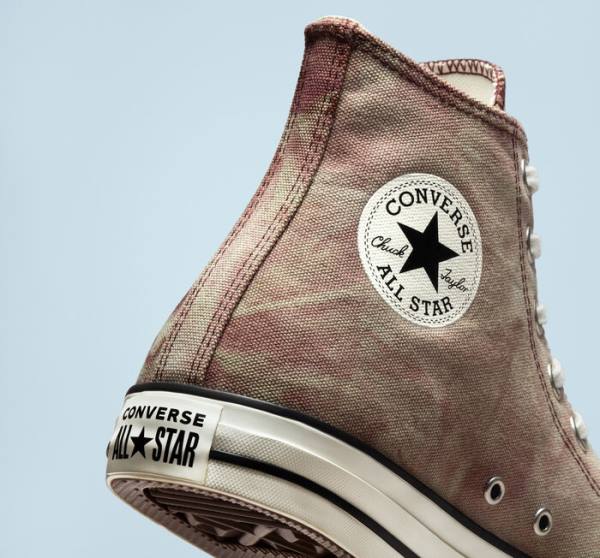 Tenis Altos Converse Chuck Taylor All Star Washed Lona Bota Negros | CV-065FWX