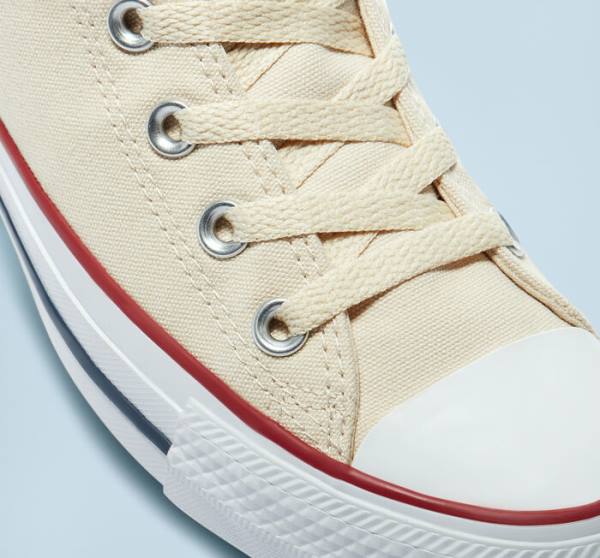 Tenis Altos Converse Chuck Taylor All Star Natural Ivory Bota Beige | CV-067AMX