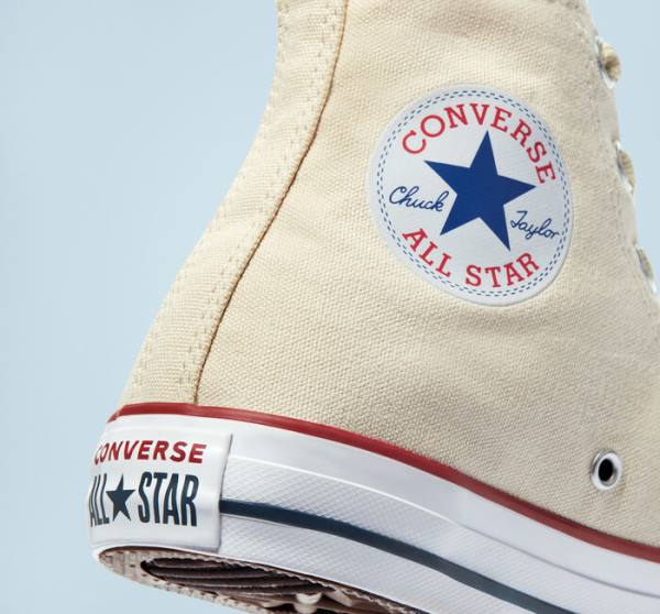 Tenis Altos Converse Chuck Taylor All Star Natural Ivory Bota Beige | CV-067AMX