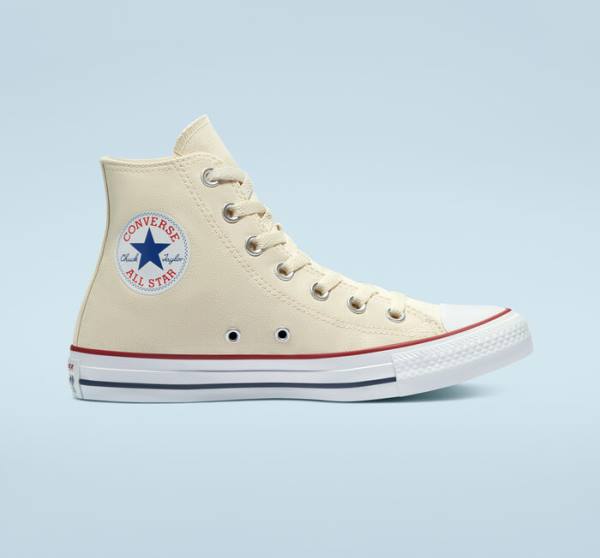 Tenis Altos Converse Chuck Taylor All Star Natural Ivory Bota Beige | CV-067AMX