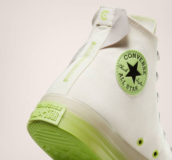 Tenis Altos Converse Chuck Taylor All Star CX Crafted Stripes Bota Verdes Claro | CV-083FJQ