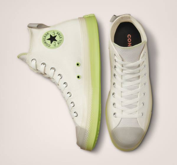 Tenis Altos Converse Chuck Taylor All Star CX Crafted Stripes Bota Verdes Claro | CV-083FJQ