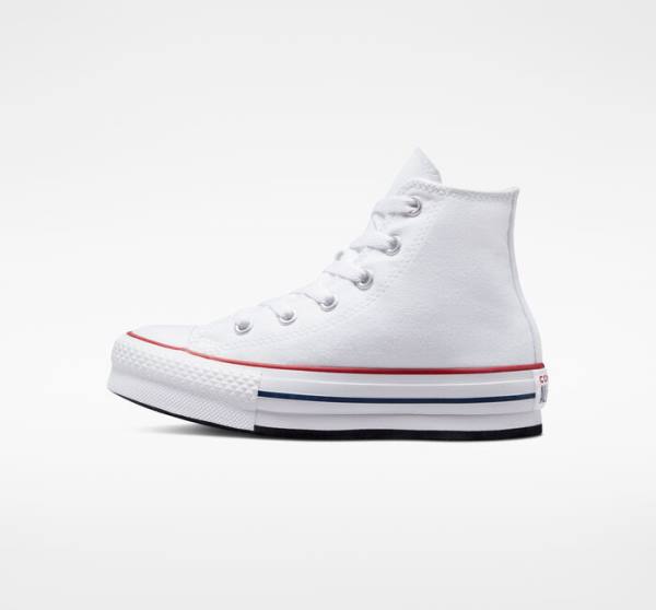 Tenis Altos Converse Chuck Taylor All Star Lift Plataforma Bota Blancos Rojos Oscuro Azul Marino | CV-104OEV