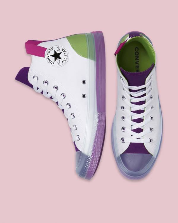 Tenis Altos Converse Chuck Taylor All Star CX Blocked Bota Blancos | CV-120EJU