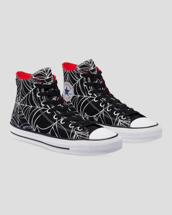 Tenis Altos Converse Chuck Taylor All Star Pro Roll Up Bota Negros | CV-125XTV