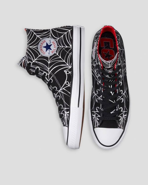 Tenis Altos Converse Chuck Taylor All Star Pro Roll Up Bota Negros | CV-125XTV