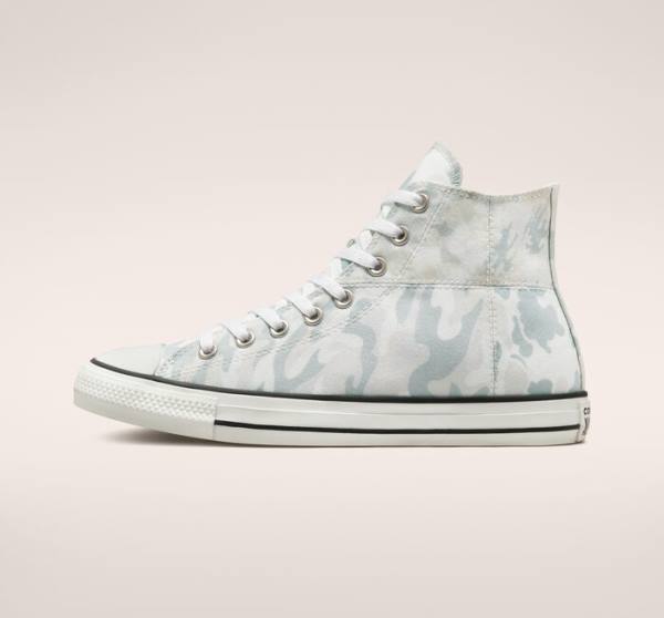 Tenis Altos Converse Chuck Taylor All Star Split Panel Camo Bota Blancos Grises | CV-134JUN