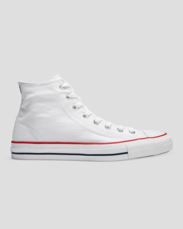 Tenis Altos Converse Chuck Taylor All Star Pro Lona Bota Blancos | CV-153YPD