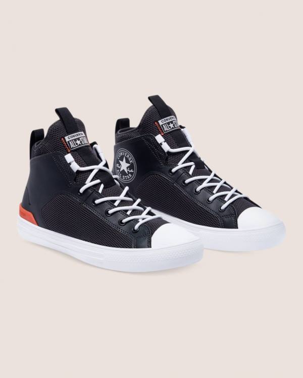 Tenis Altos Converse Chuck Taylor All Star Summer Daze Ultra Bota Negros | CV-154PWD