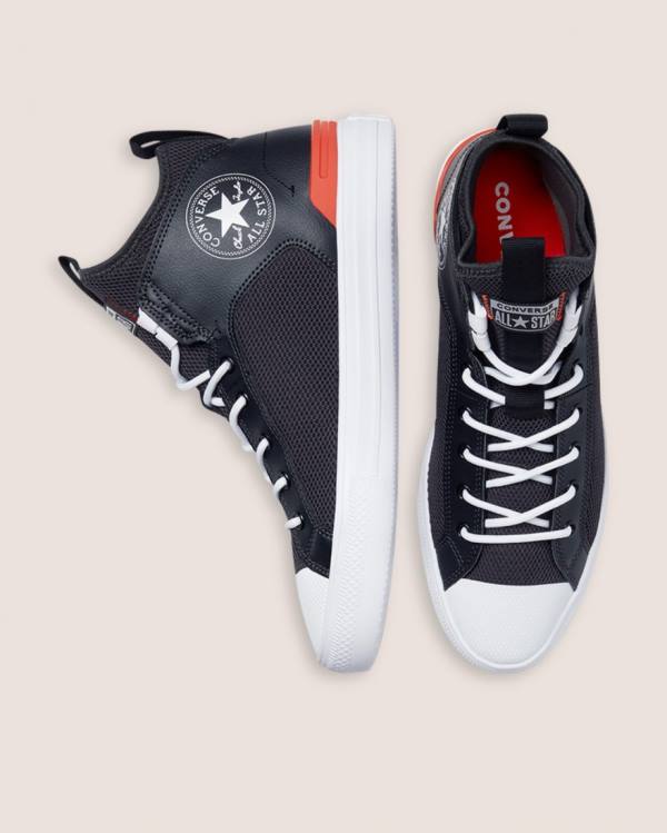 Tenis Altos Converse Chuck Taylor All Star Summer Daze Ultra Bota Negros | CV-154PWD