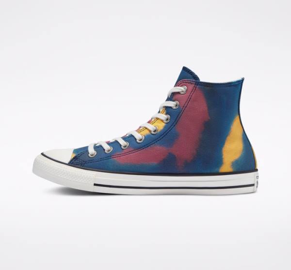 Tenis Altos Converse Chuck Taylor All Star Tie-Dye Bota Multicolor | CV-159HMK