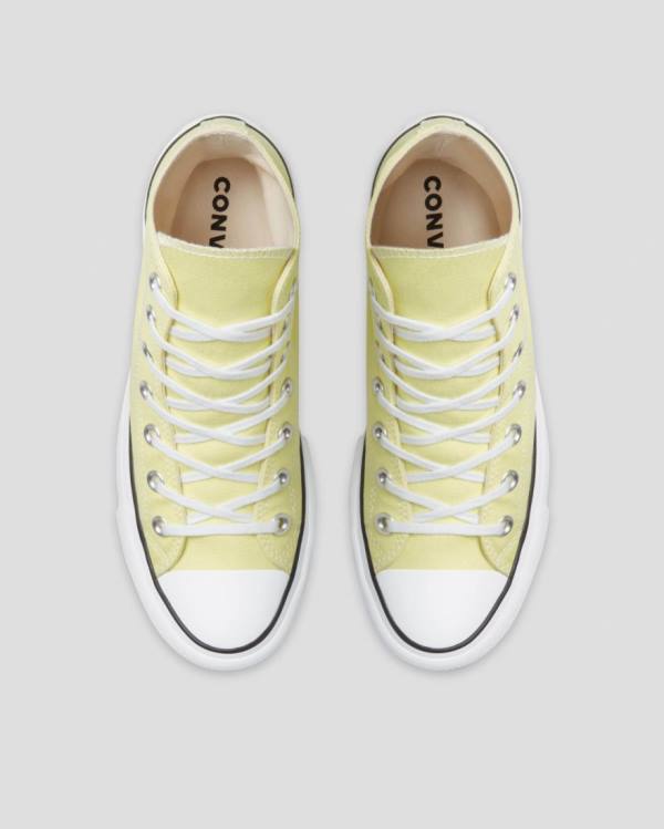 Tenis Altos Converse Chuck Taylor All Star Lift Seasonal Colour Bota Amarillos | CV-179AYO