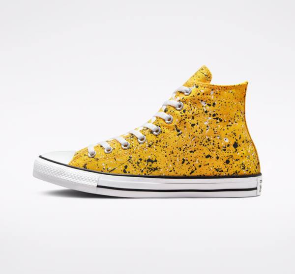 Tenis Altos Converse Chuck Taylor All Star Archive Paint Splatter Bota Blancos | CV-185HKO