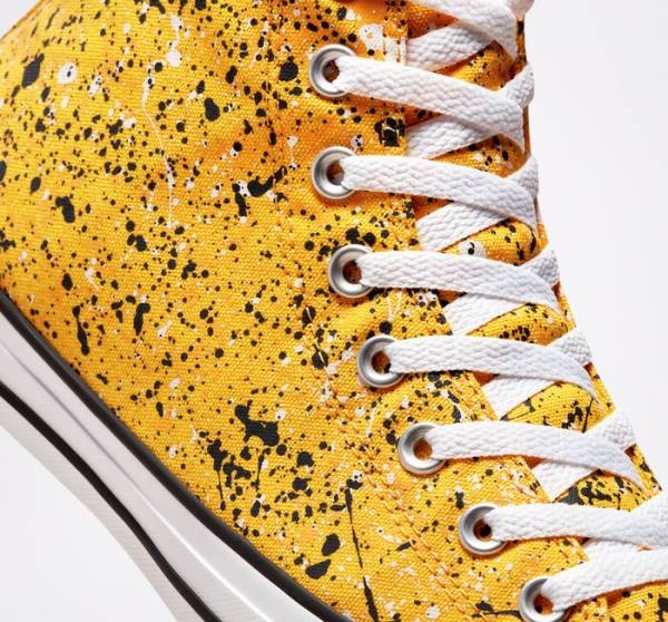 Tenis Altos Converse Chuck Taylor All Star Archive Paint Splatter Bota Blancos | CV-185HKO