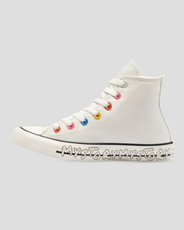 Tenis Altos Converse Chuck Taylor All Star My Story Bota Beige | CV-187TKS