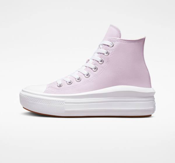 Tenis Altos Converse Chuck Taylor All Star Move Plataforma Seasonal Color Bota Blancos Blancos | CV-192GMA