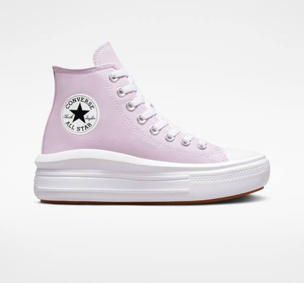 Tenis Altos Converse Chuck Taylor All Star Move Plataforma Seasonal Color Bota Blancos Blancos | CV-192GMA