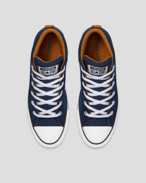 Tenis Altos Converse Chuck Taylor All Star Calle Bota Azules | CV-204WLP