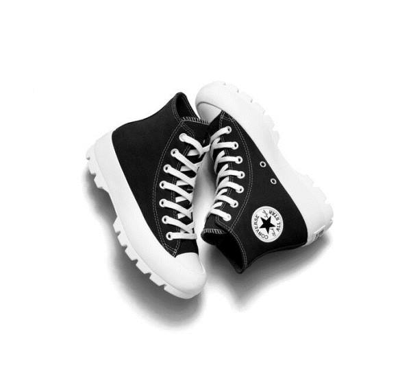 Tenis Altos Converse Chuck Taylor All Star Lugged Bota Negros Blancos | CV-217ZFG